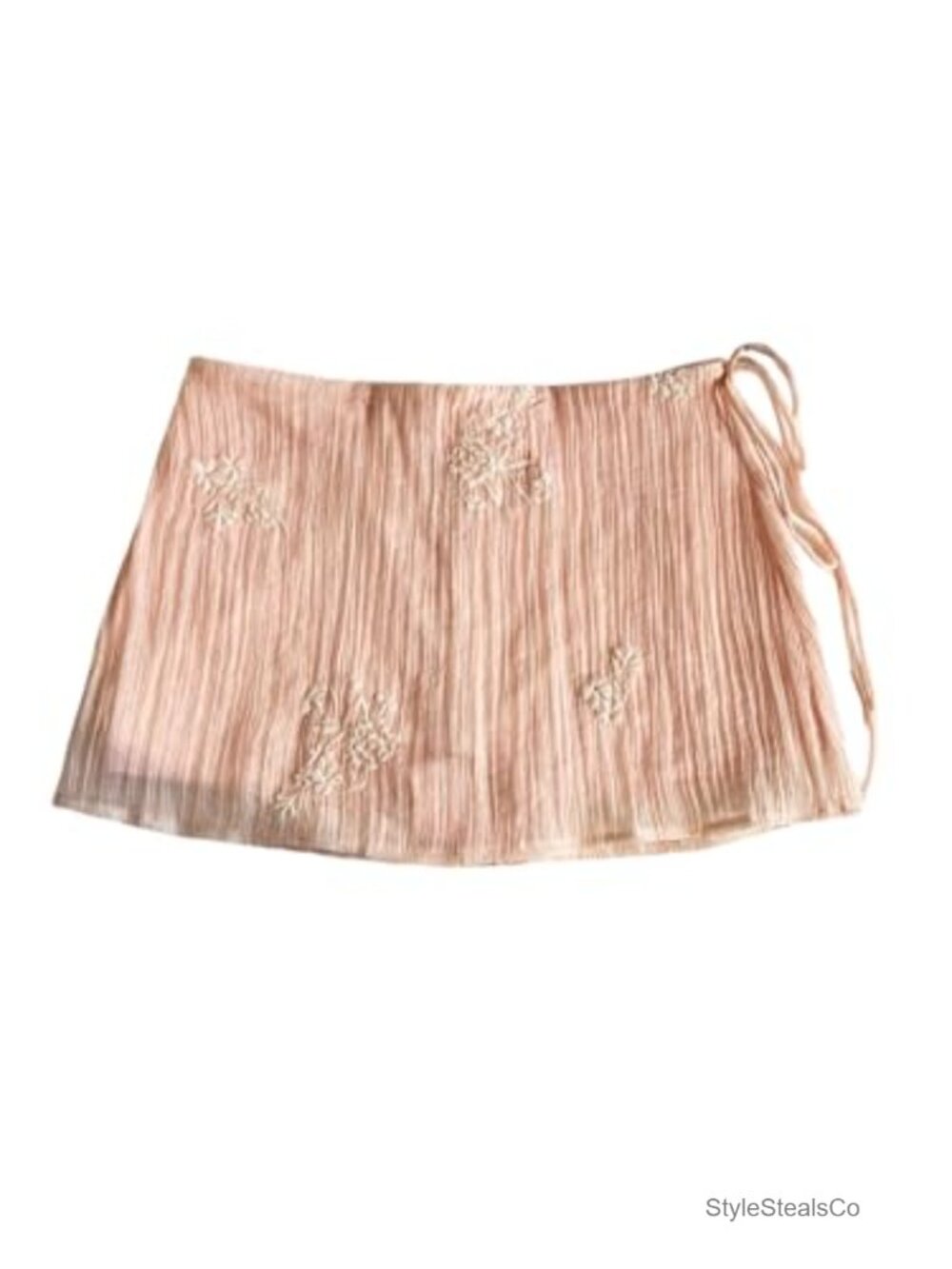 Pleated Mini Skirt Low Rise Built in Shorts Y2K Summer Micro Skirt